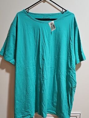 Venezia Turquoise Short-Sleeve Crew Neck Tee
